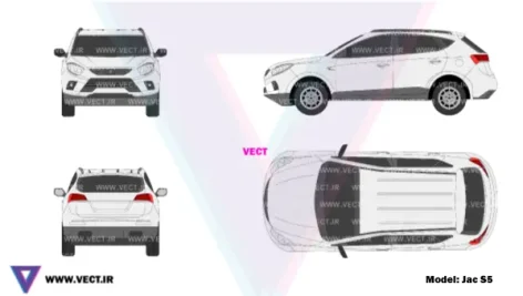 وکتور جک S5, فایل لایه باز جک S5, وکتور ماشین جک S5 رنگی, وکتور جک S5 سفید, وکتور جک S5 طوسی, وکتور جک S5 مشکی, وکتور جک S5 قرمز