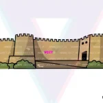 وکتور قلعه فلک الافلاک PNG, تصویر قلعه فلک الافلاک بدون پس زمینه, وکتور قلعه تاریخی خرم آباد, Falak ol aflak Castle vector, قلعه فلک الافلاک PNG