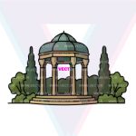 وکتور حافظیه PNG, تصویر حافظیه بدون پس زمینه, وکتور آرامگاه حافظ شیراز, حافظیه شیراز, Hafezieh Shiraz vector