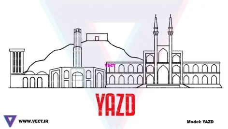 وکتور استان یزد,وکتور یزد,وکتور میدان امیرچخماق,وکتور باغ دولت آباد,وکتور برج خاموشان,وکتور بادگیر